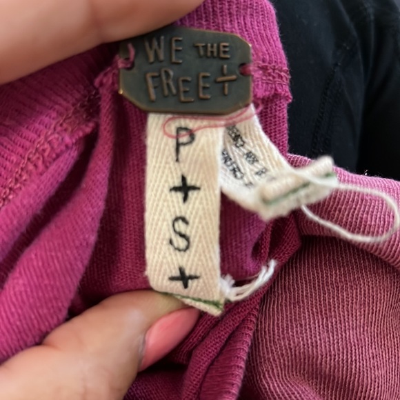 We The Free | long sleeve tie up shoulder top - Picture 8 of 8